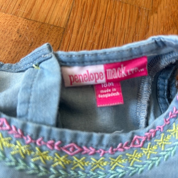 Penelope Mack Blue Sleeveless Embellished Sundress 18 months - Picture 2 of 5